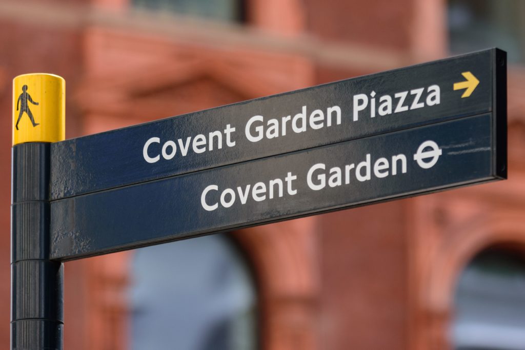 travel to Covent garden by minicab